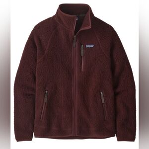 Patagonia Retro Pile Jacket, Dark Ruby